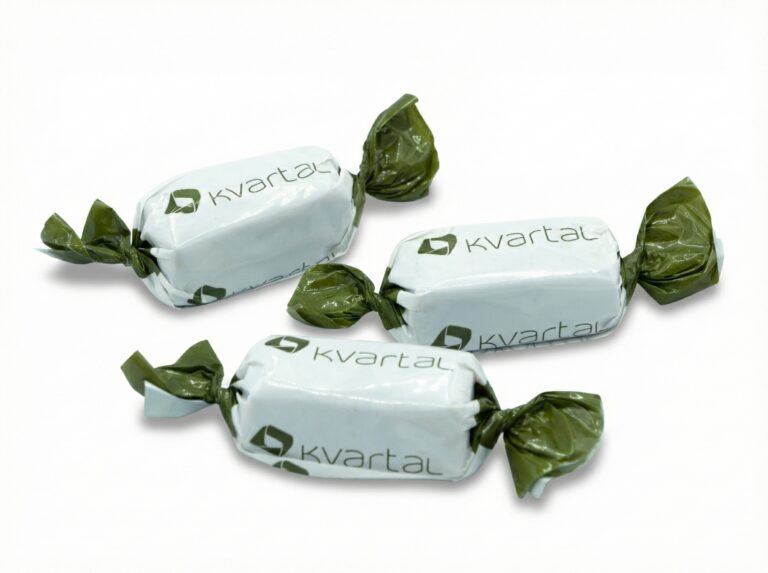 ettevotte logoga sokolaadikommid