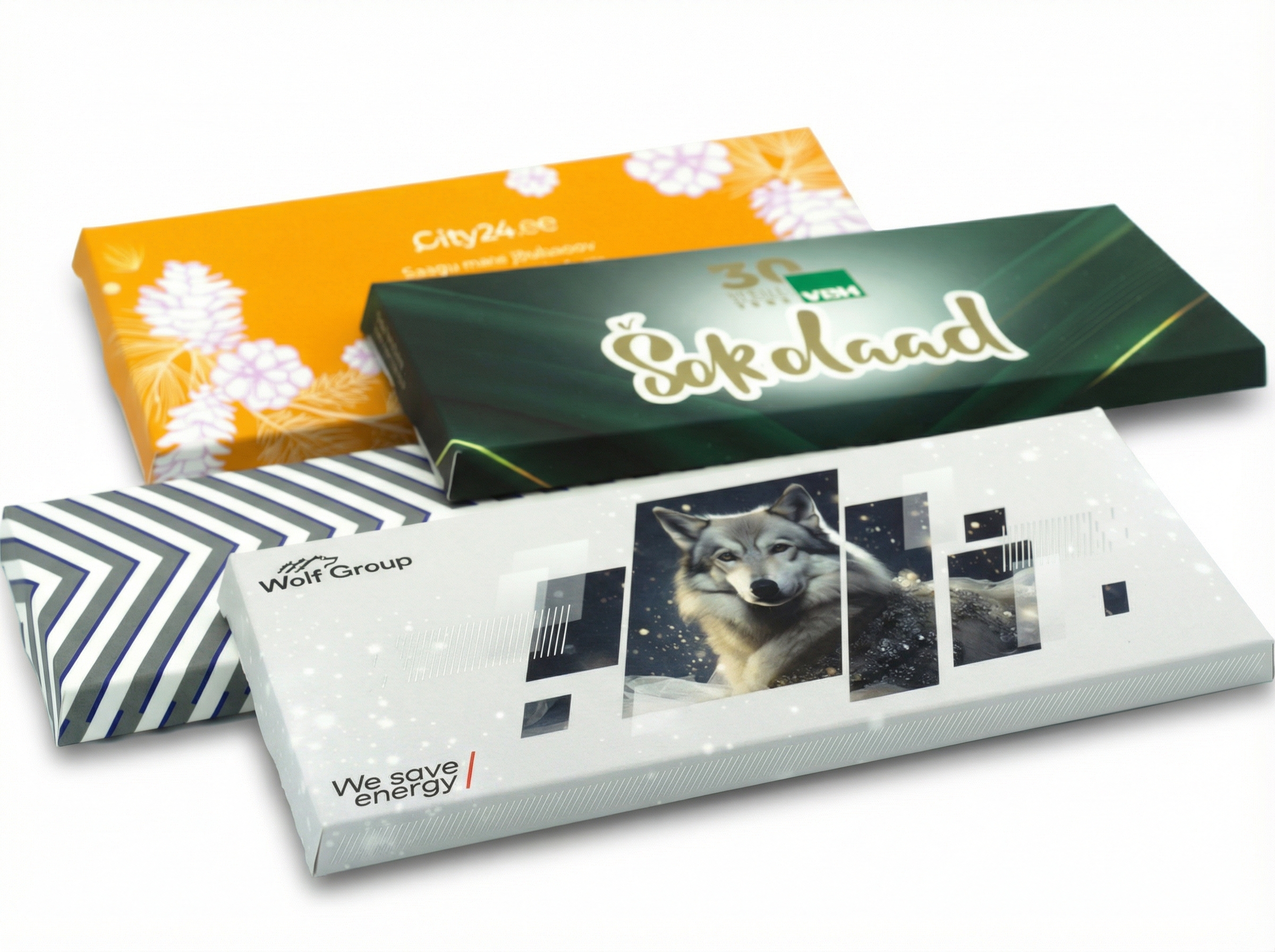 logoga sokolaad kingituseks firmale